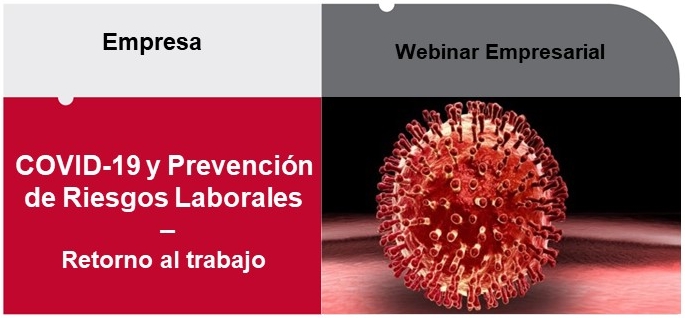 Webinar, COVID-19 y Prevención de Riesgos Laborales