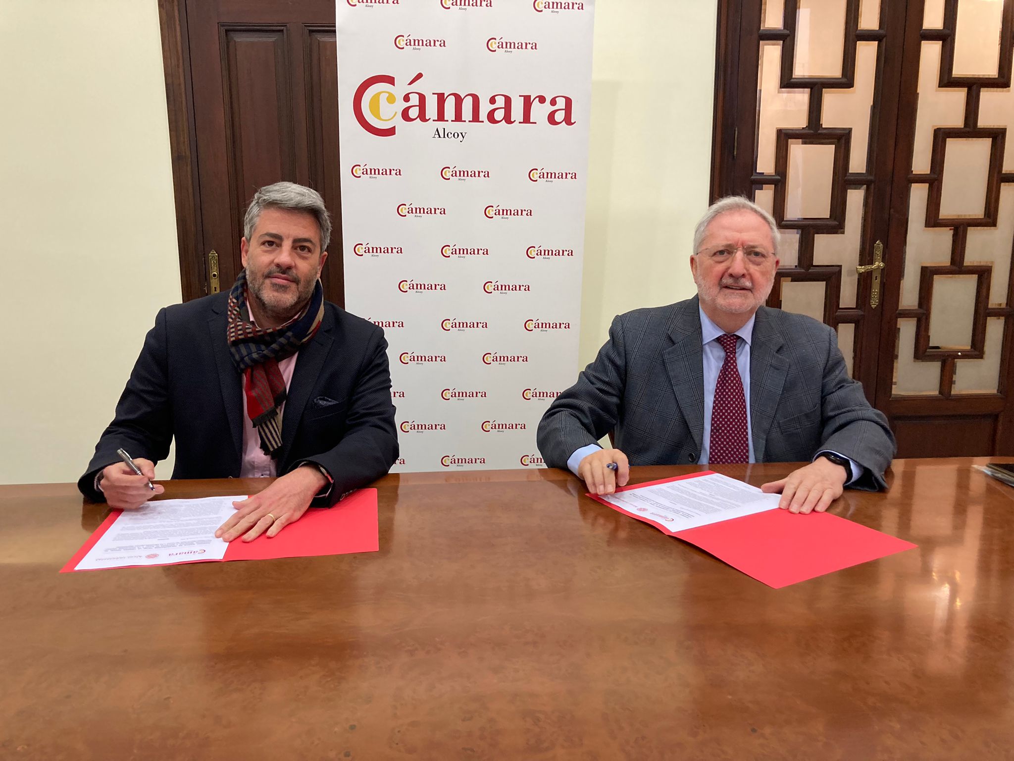 Cámara Alcoy y Alcoi Industrial firman un acuerdo marco de colaboración para fomentar la formación, investigación y cooperación en materia de Cultura y patrimonio histórico-industrial