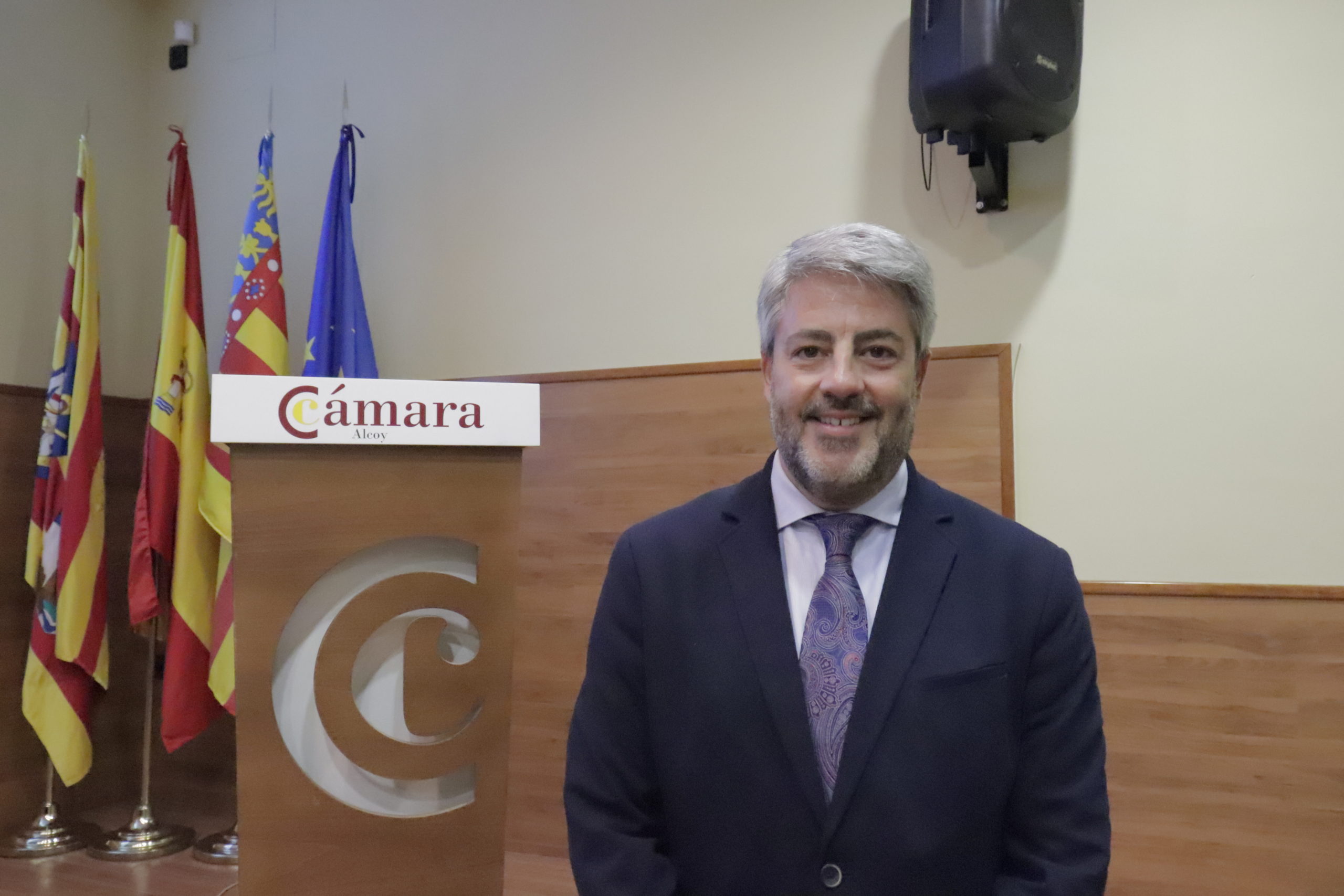 Pablo de Gracia Pérez, reelegido presidente de la Cámara Oficial de Comercio, Industria y Servicios de Alcoy￼