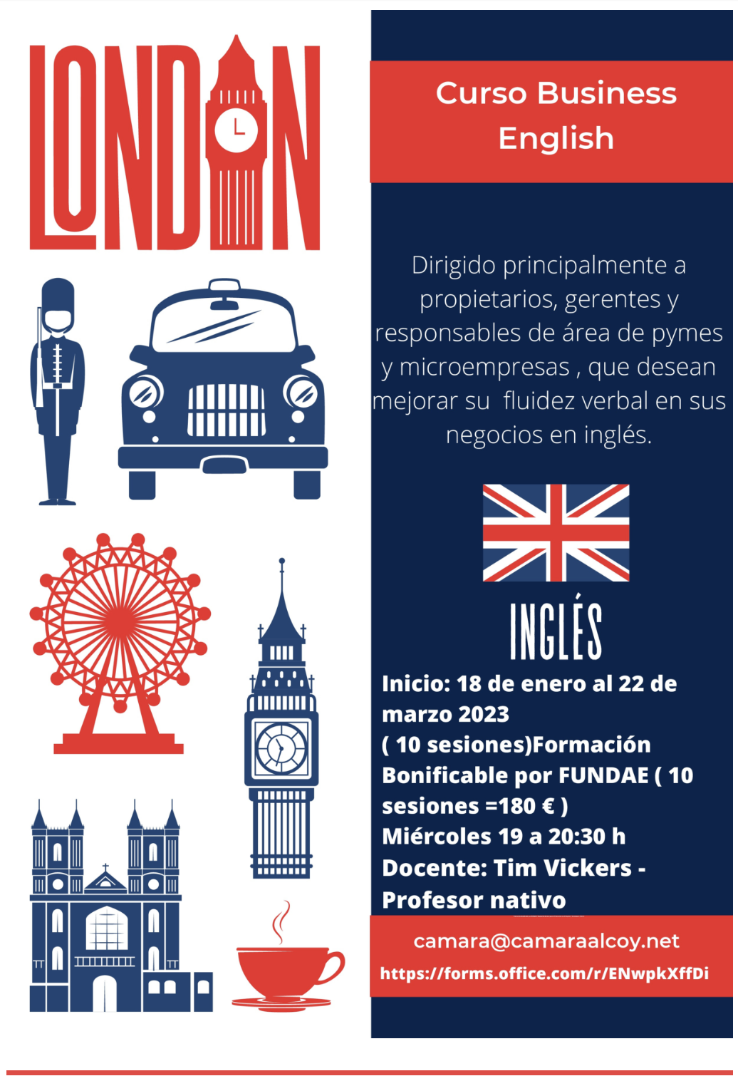 Curso de perfeccionamiento del inglés para los negocios