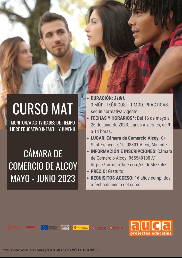 Curso MAT para personas jóvenes desempleados