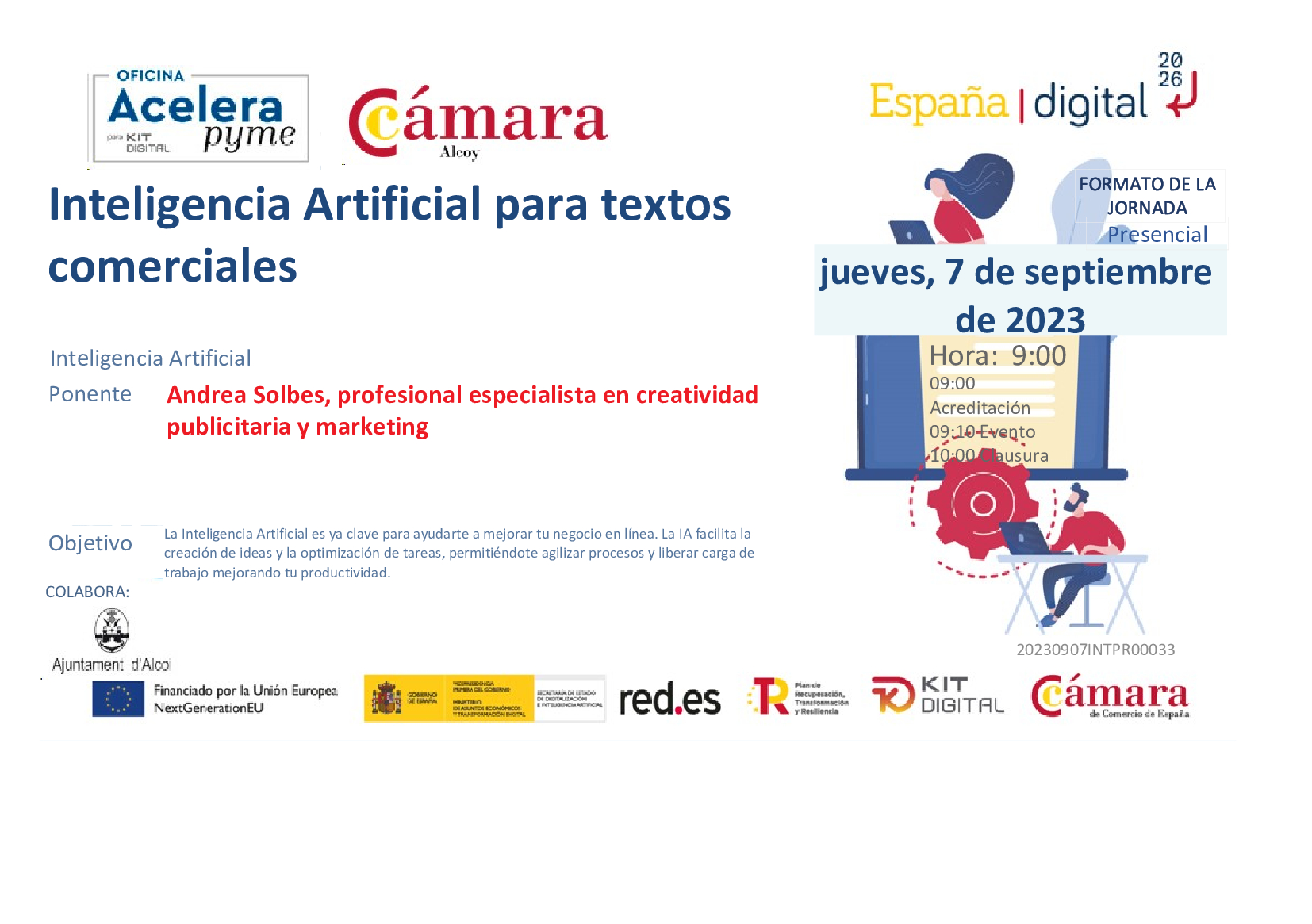 Jornada sobre «Inteligencia Artificial para textos comerciales»