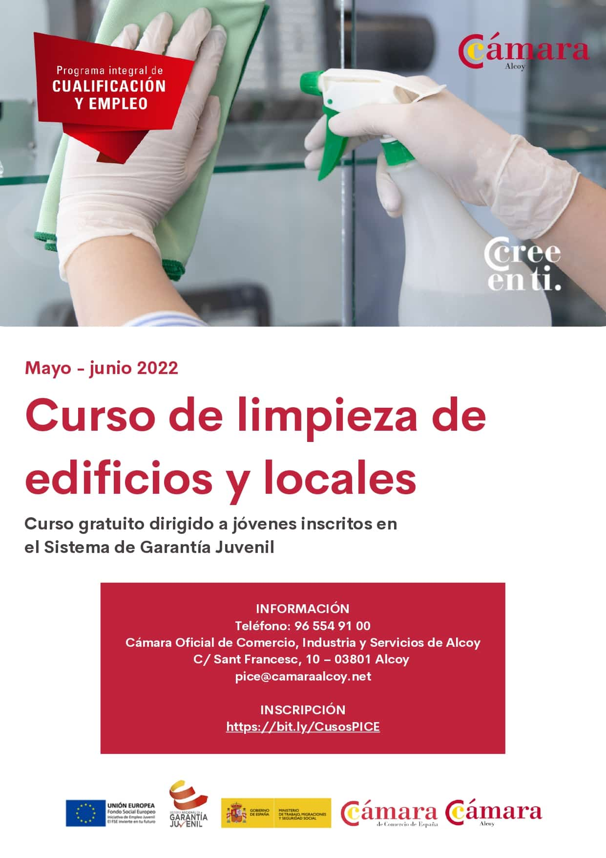 Curso de limpieza de edificios y locales