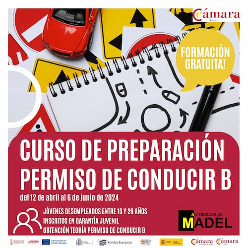 Curso de preparación permiso de conducir B