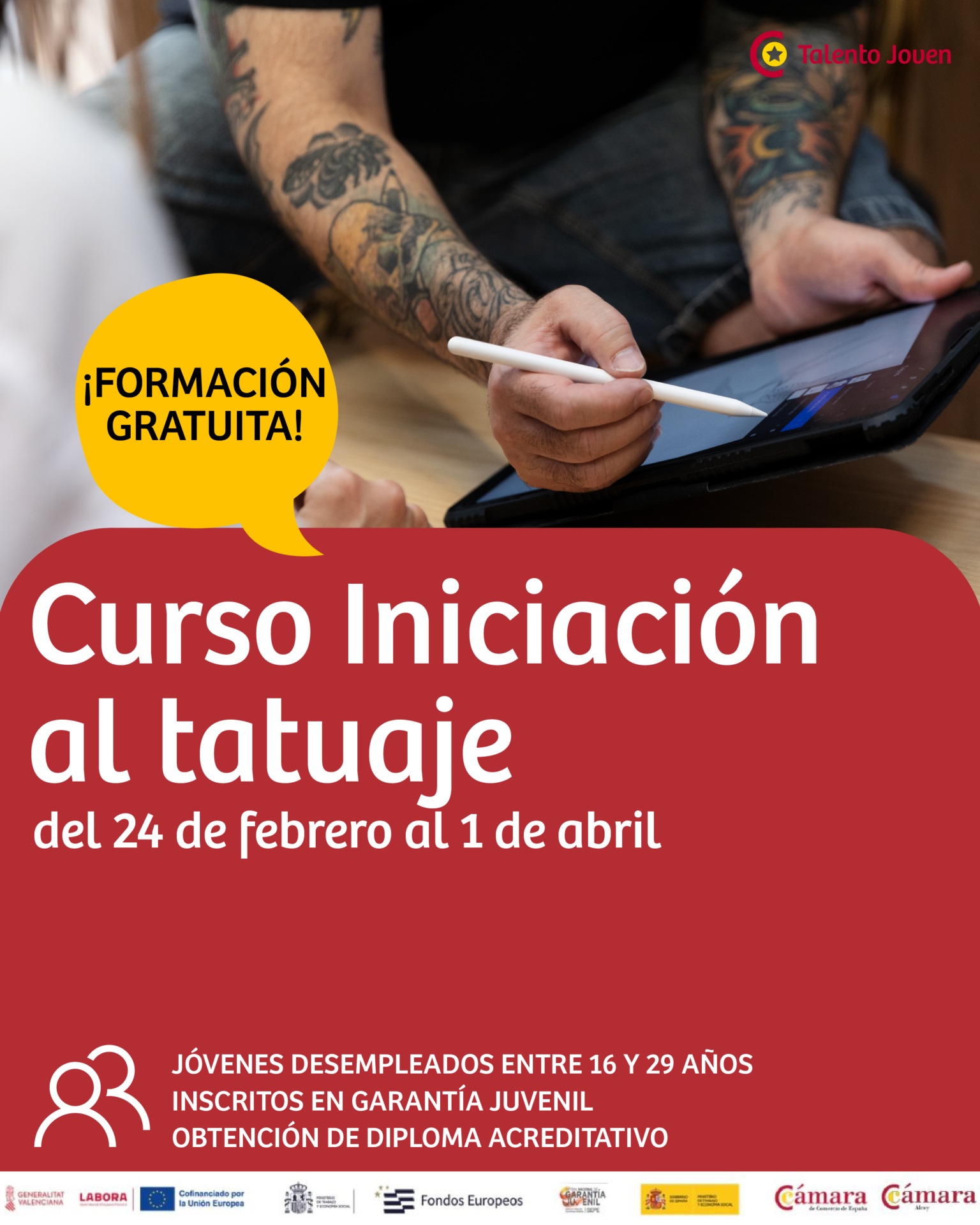 Curso iniciación al tatuaje